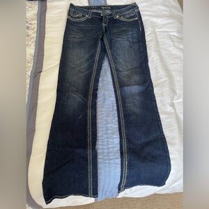 Tall Women's Boot Cut Jeans - Dark Blue